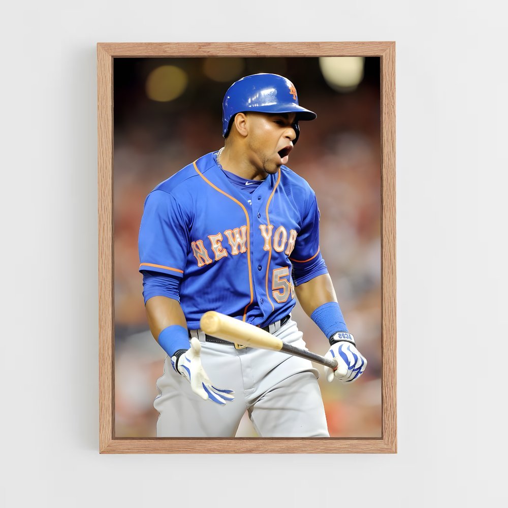 Poster Yoenis de cespedes – affiche Baseball (vue 4)